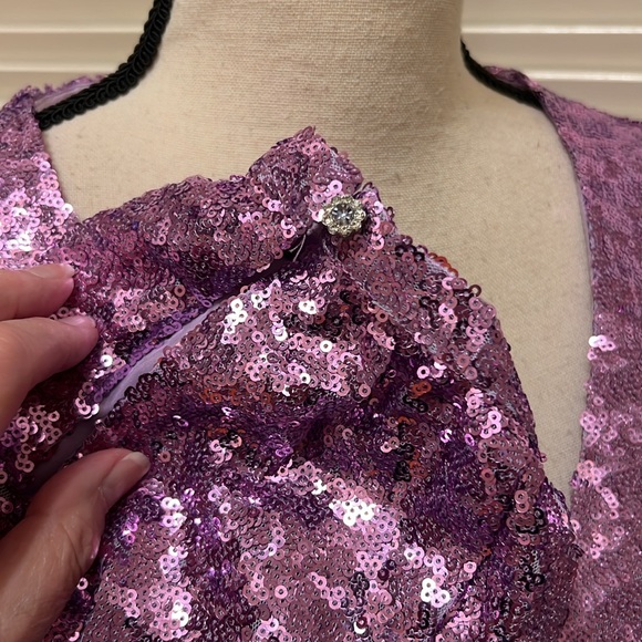 tyler böe Porter Sequin Shift Dress in Lavender, Size Large, NWT - Picture 9 of 17
